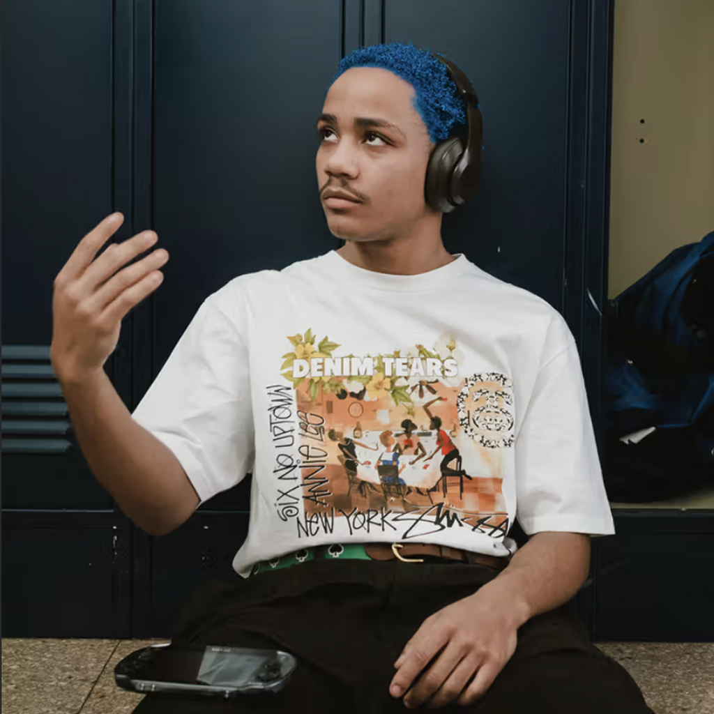 Denim Tears x Stussy Annie Lee Artist Tee