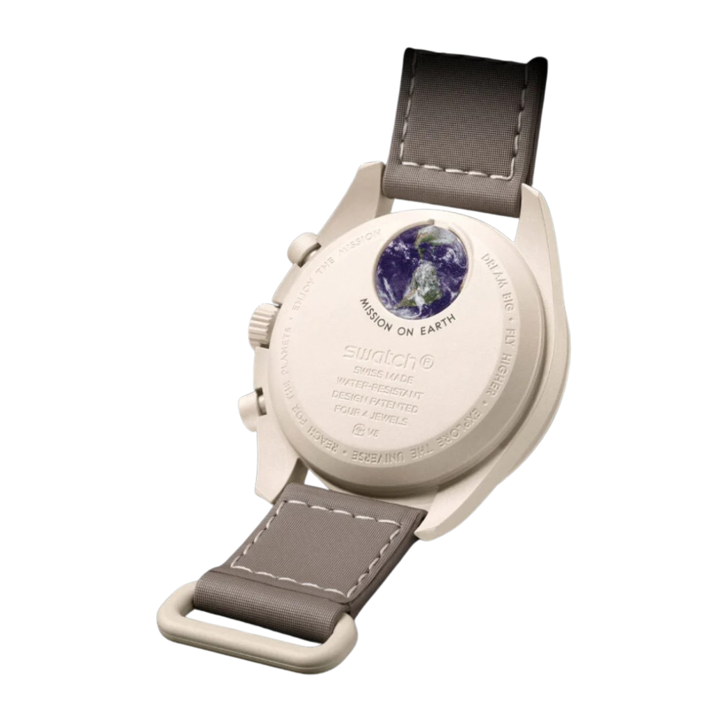 Swatch x Omega Bioceramic Moonswatch Mission On Earth Desert - SO33T103