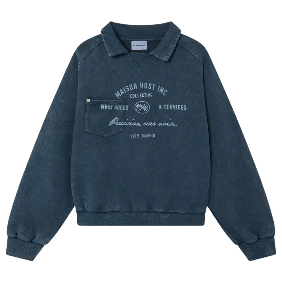 Maison Host Service Polo Crewneck