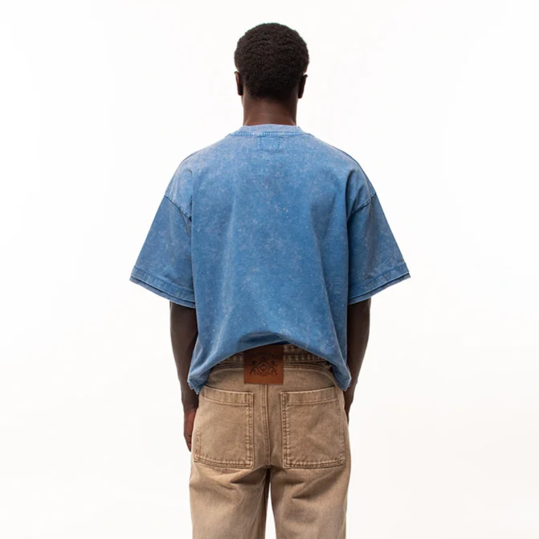 Maison Host Essential MH Crest Tee Blue