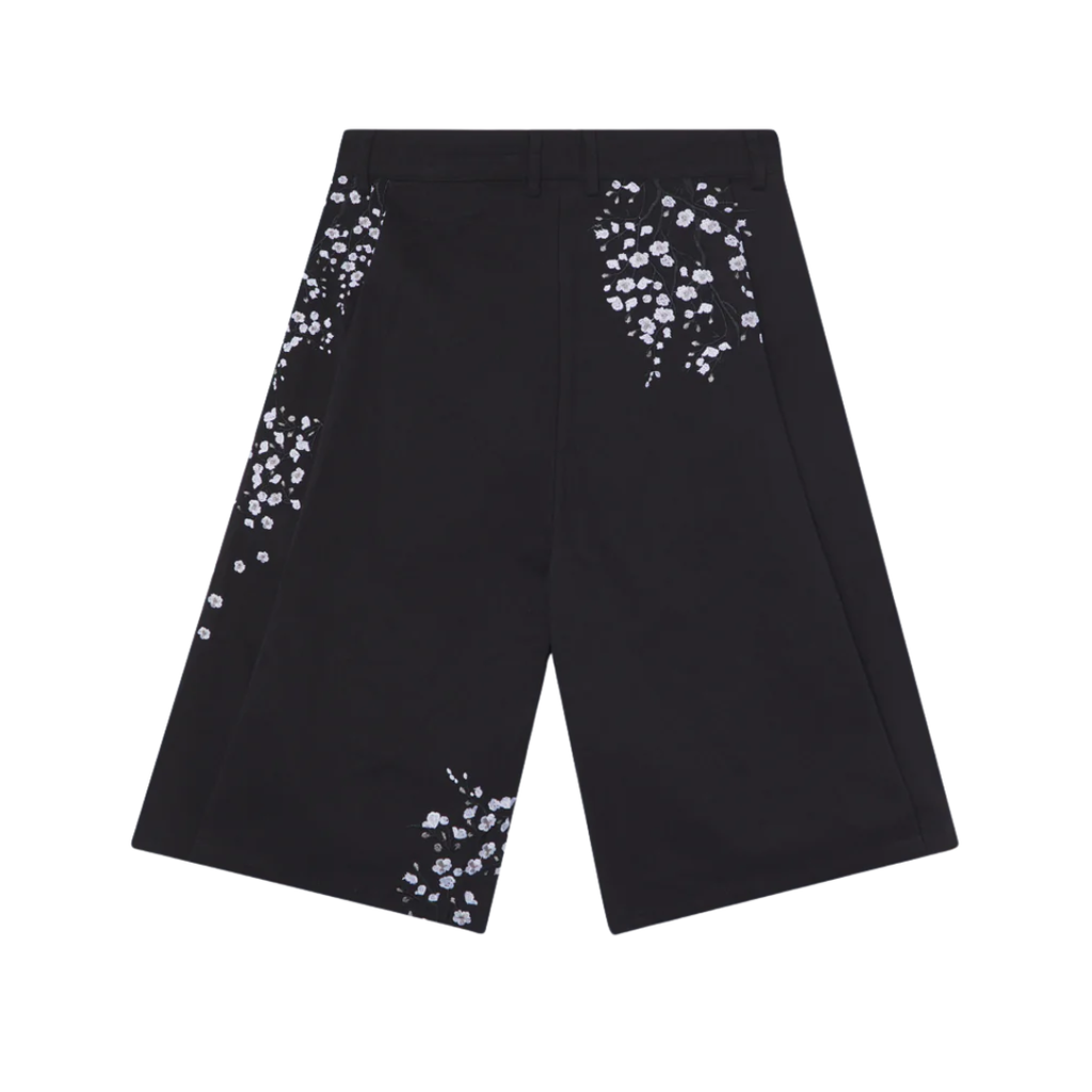 Noemotions Flower Jorts Black