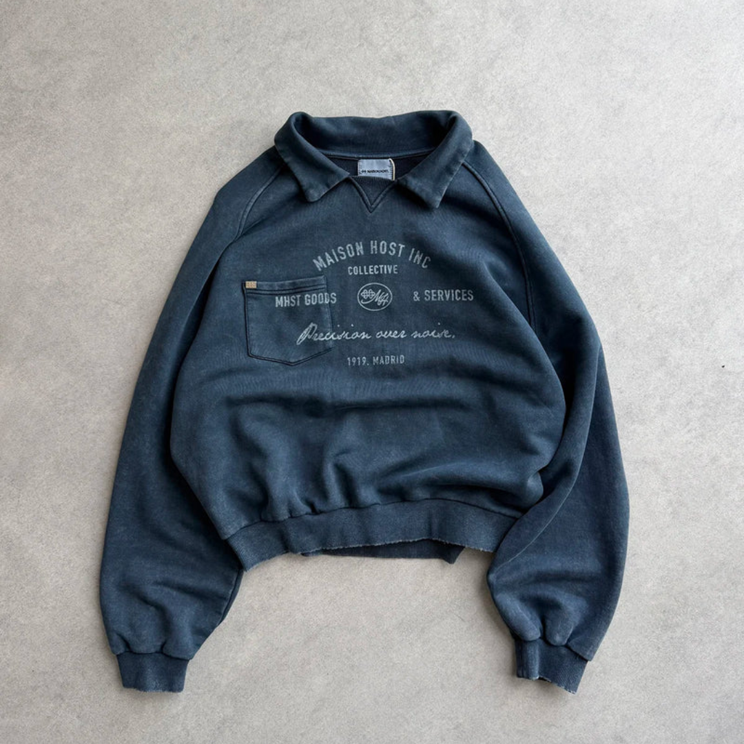 Maison Host Service Polo Crewneck