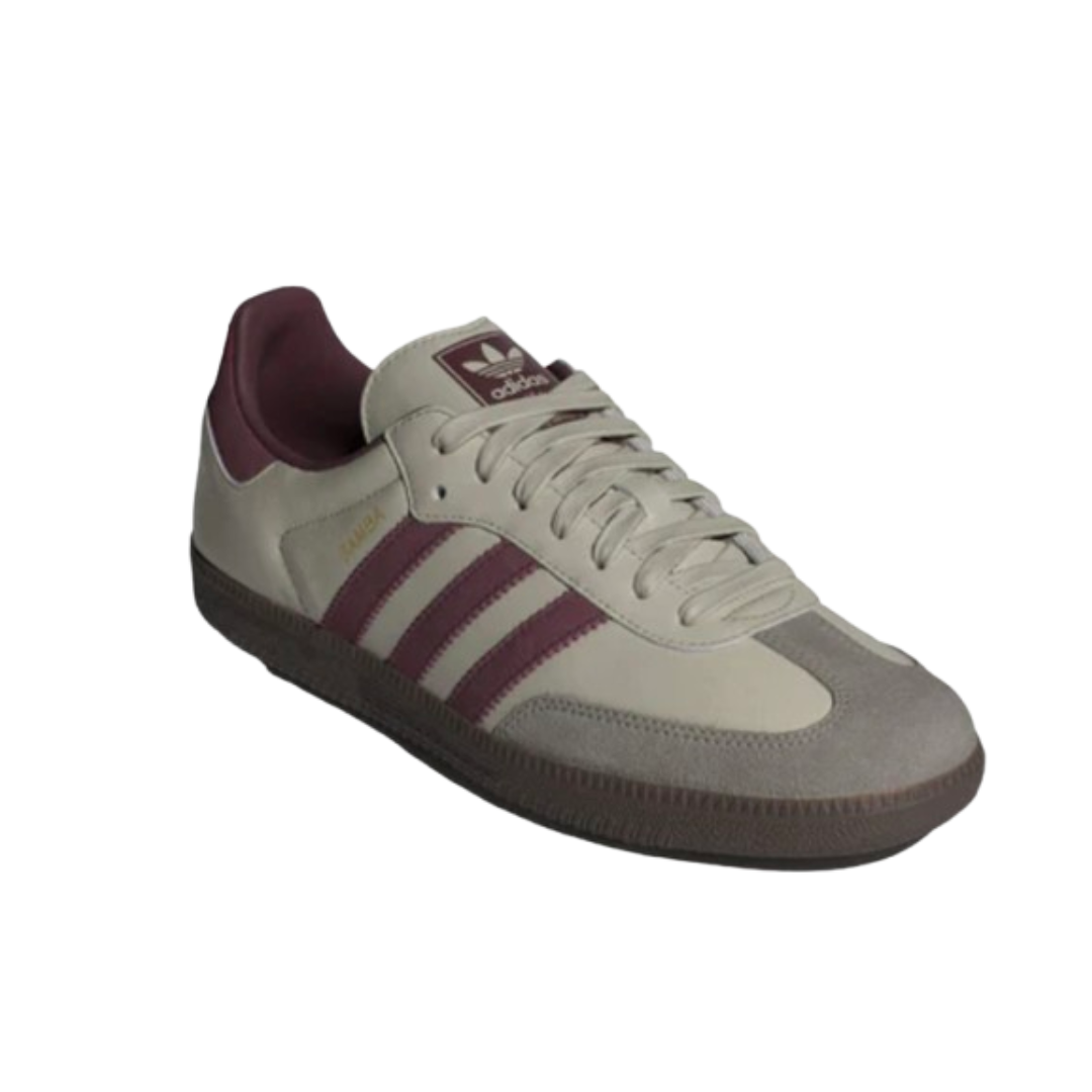 ADIDAS SAMBA Putty Grey Maroon