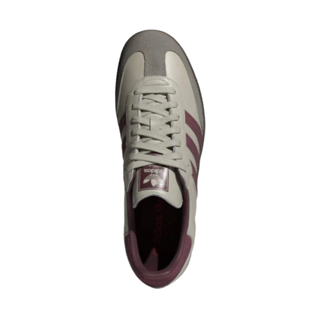 ADIDAS SAMBA Putty Grey Maroon