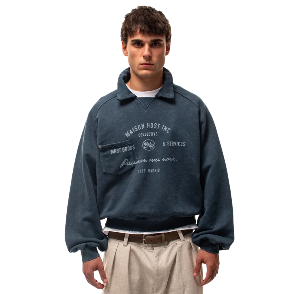 Maison Host Service Polo Crewneck