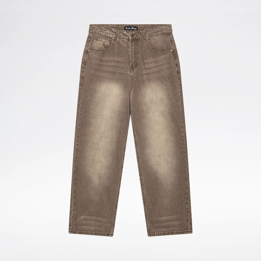 Lost Boys Archives Sandblsted Thirteen Everyday Jeans Brown