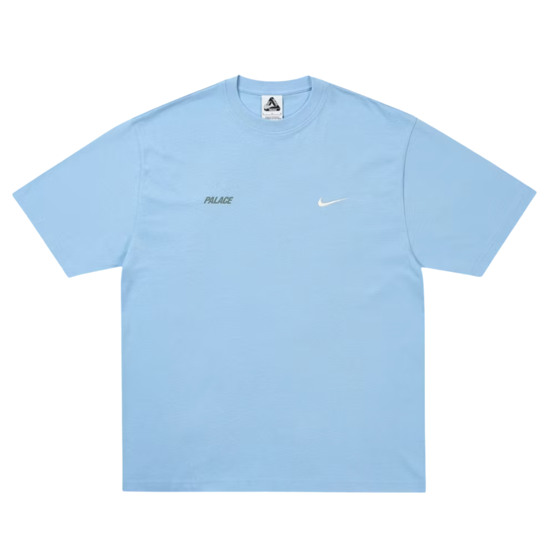 Palace x Nike Font Swoosh T-shirt Sky Blue