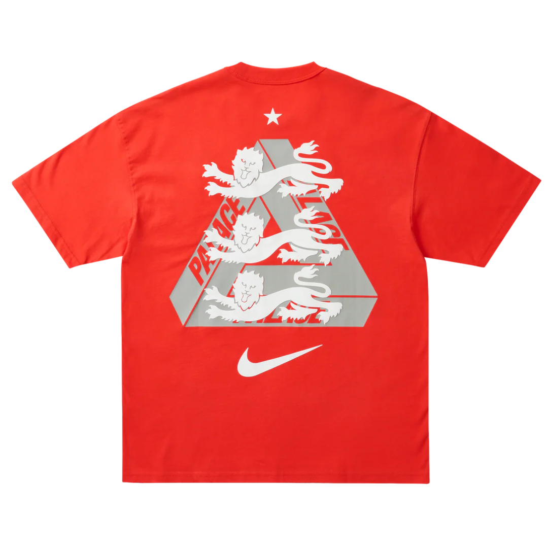 Palace x Nike England T-shirt Light Crimson