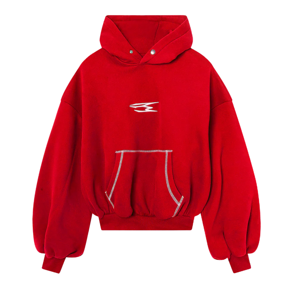 Noemotions Ironic Hoodie Red