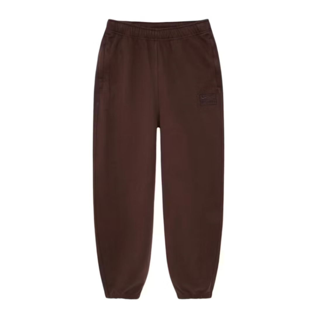 Stussy x Nike Fleece Hoodie Pant Dark Cinder