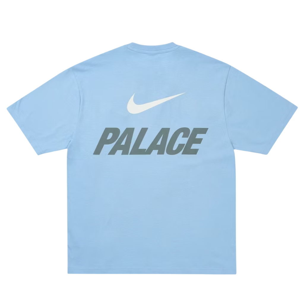 Palace x Nike Font Swoosh T-shirt Sky Blue