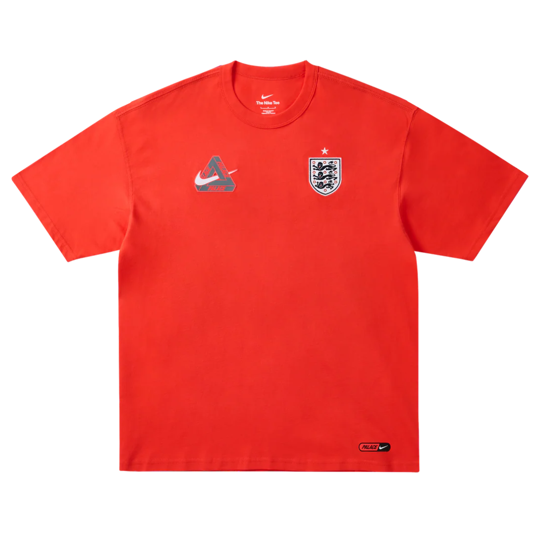 Palace x Nike England T-shirt Light Crimson