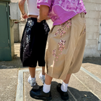Noemotions Flower Jorts Black