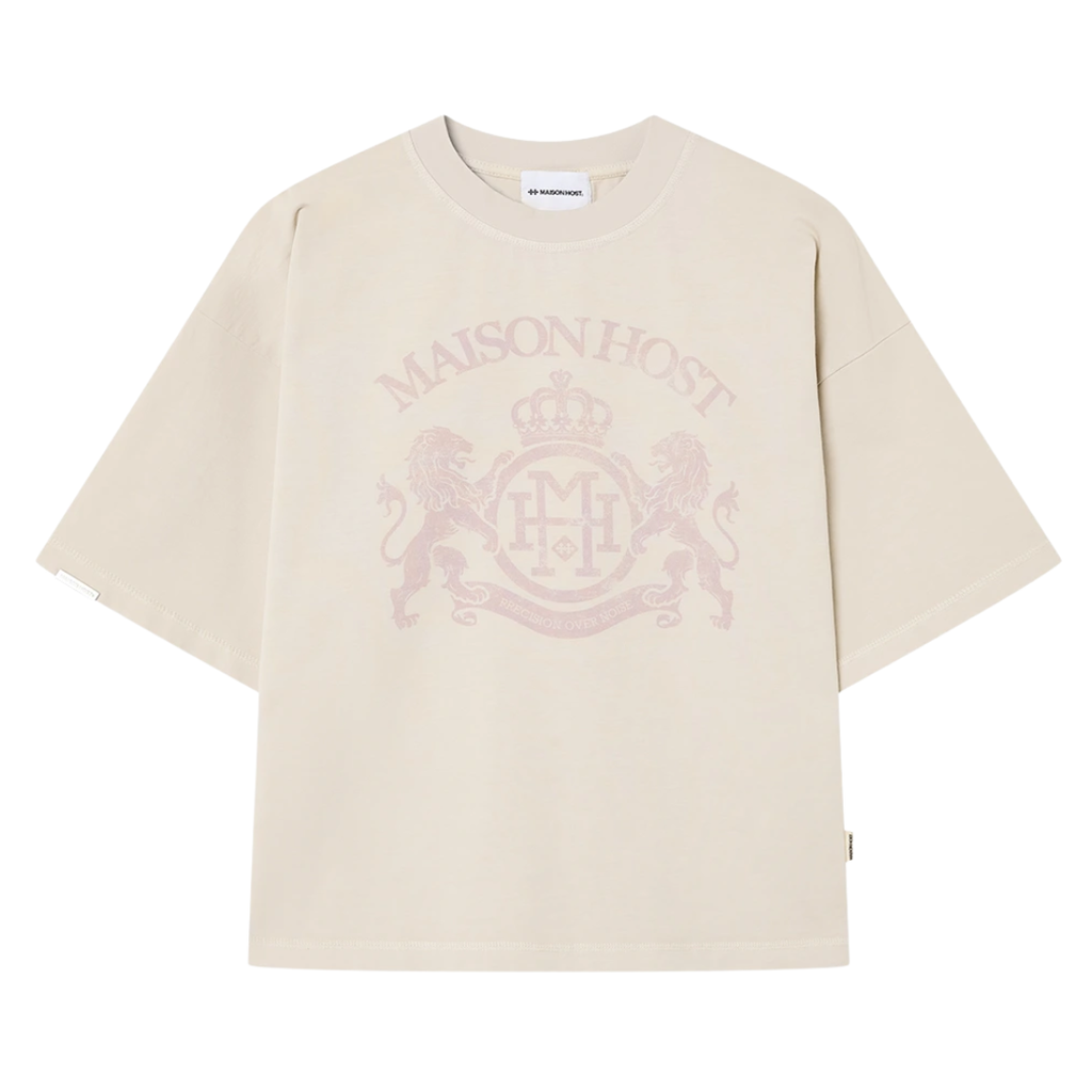 Maison Host Crest Sand Tee