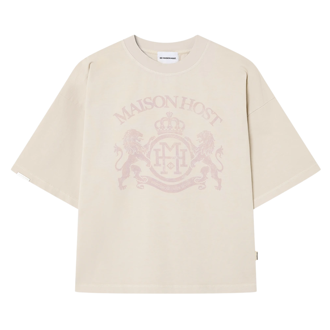 Maison Host Crest Sand Tee