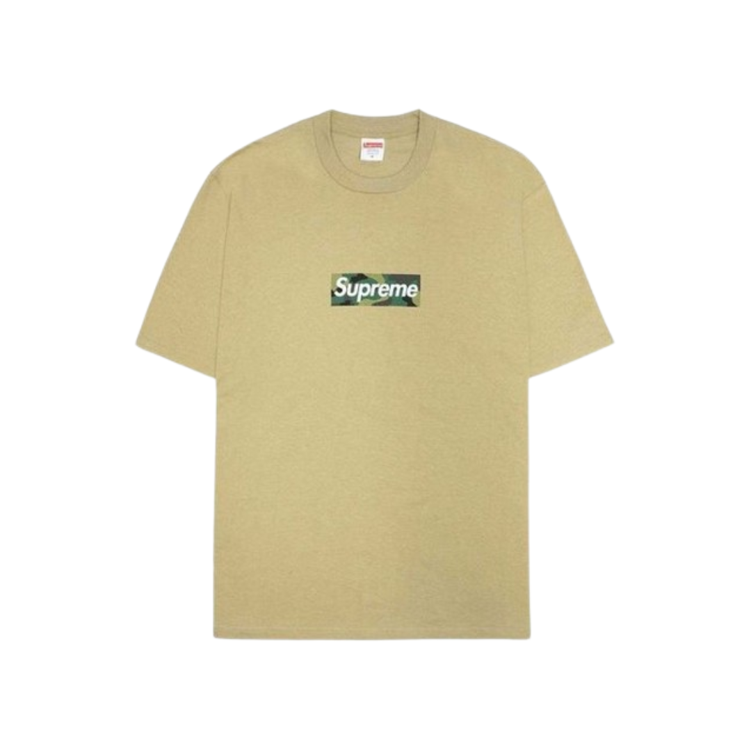 Supreme FW23 Box Logo T-Shirt Khaki