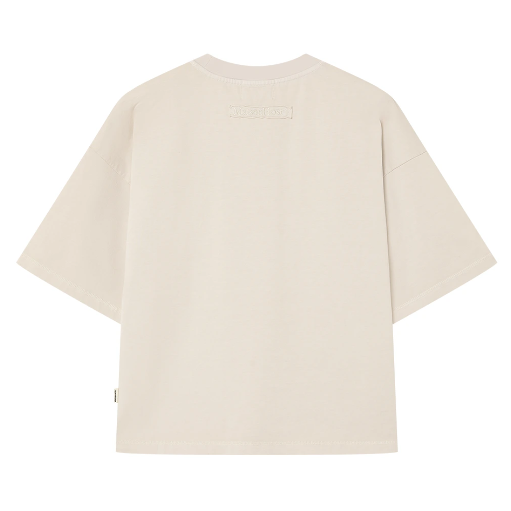 Maison Host Crest Sand Tee
