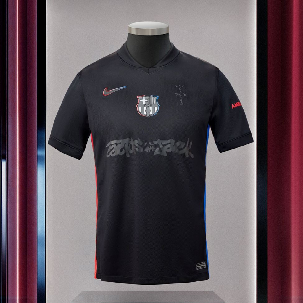 Nike Travis Scott x FC Barcelona 2024/25 Match Away Cactus Jack Jersey