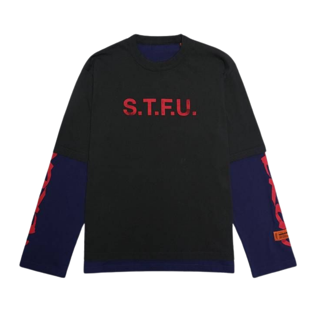 Heron Preston Printed S.T.F.U Longsleeve