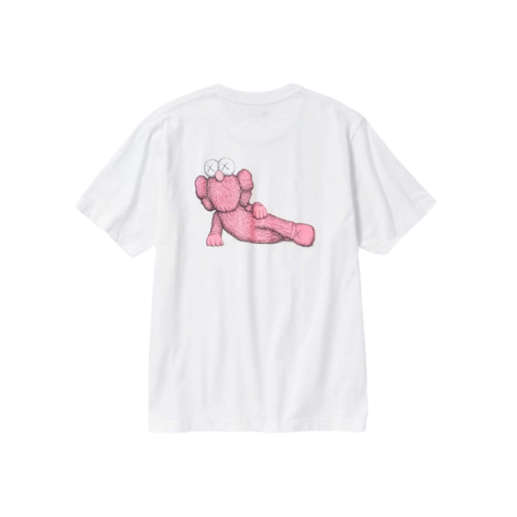 Uniqlo T-Shirt KAWS Pink Graphic