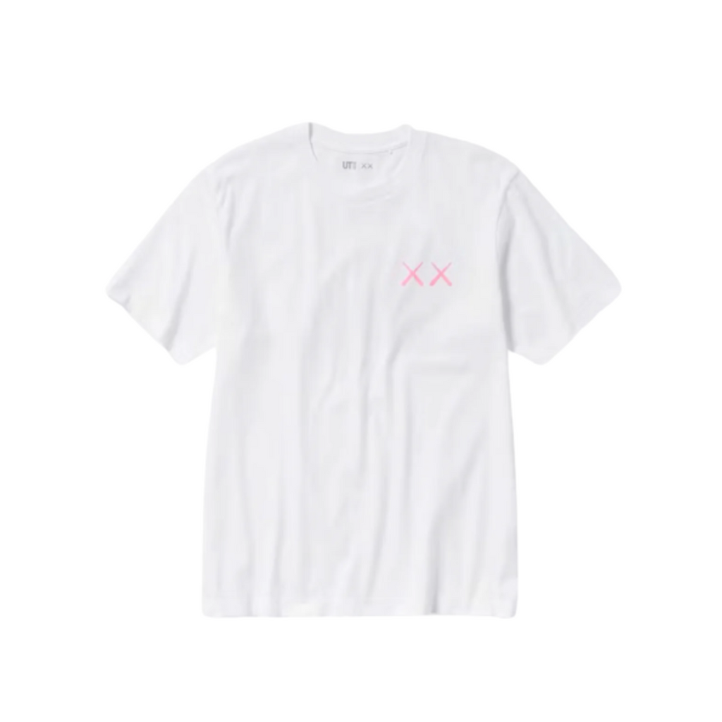 Uniqlo T-Shirt KAWS Pink Graphic