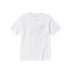 Uniqlo T-Shirt KAWS Pink Graphic