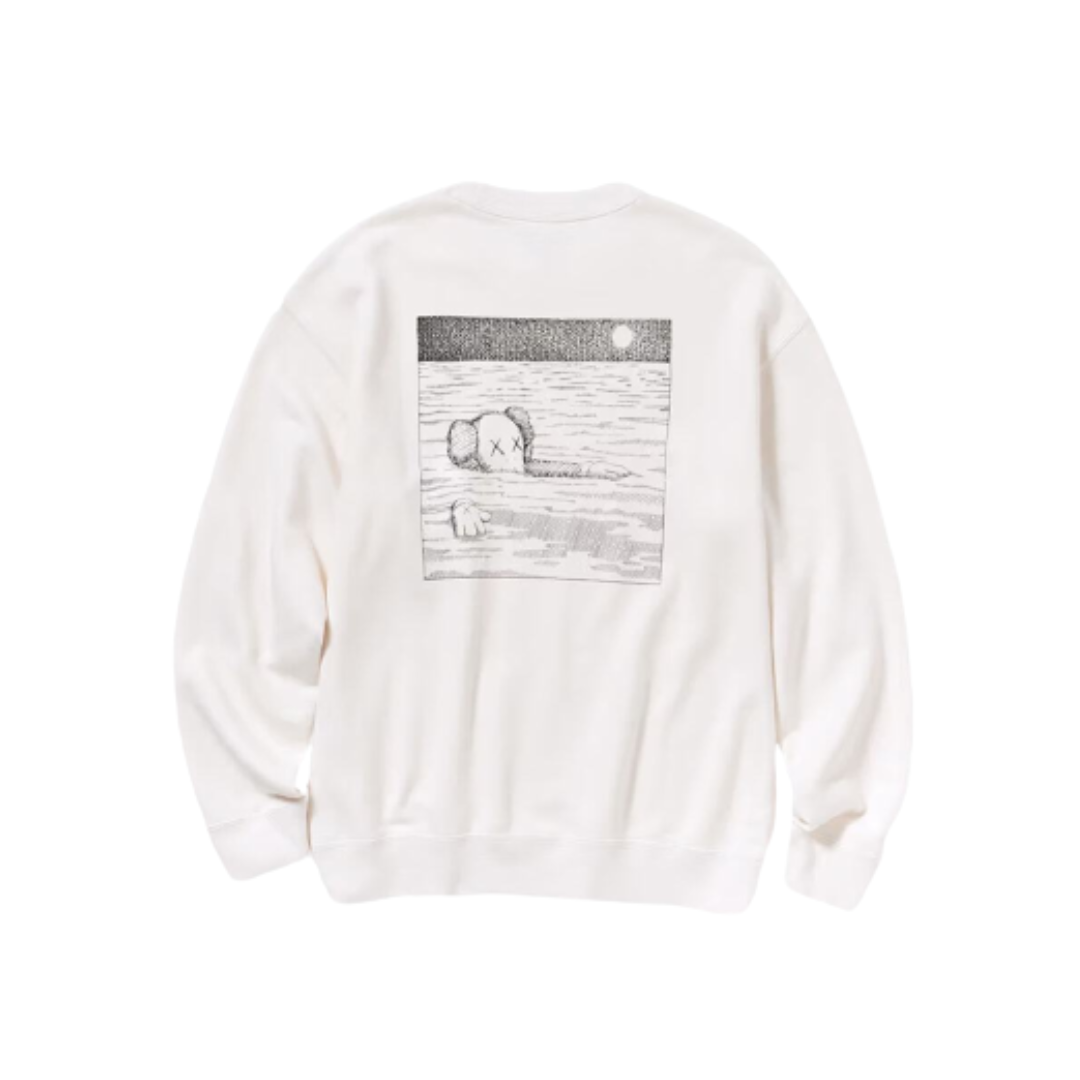 Kaws x Uniqlo Sweatshirt New White Artbook