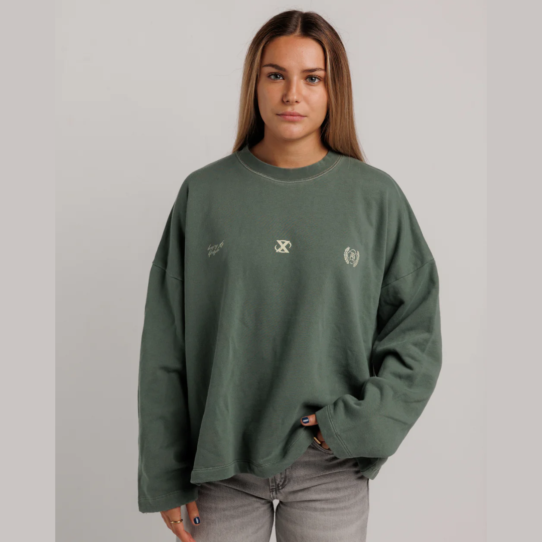 EXCESU Crewneck Club Green