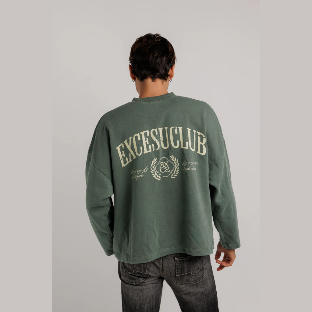 EXCESU Crewneck Club Green
