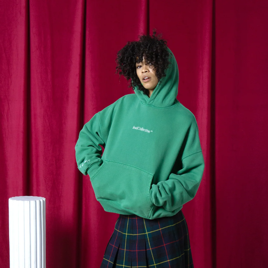 Leal Collective Pleasure Hoodie Emerald