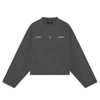 EXCESU Crewneck Haters Motivation Dark Grey