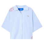 Noemotions Flower Shirt Light Blue