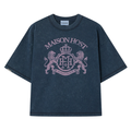 Maison Host Crest Navy Tee