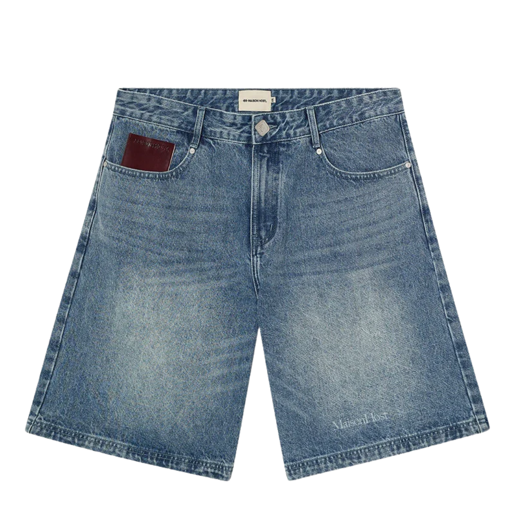 Maison Host Washed Denim Shortes