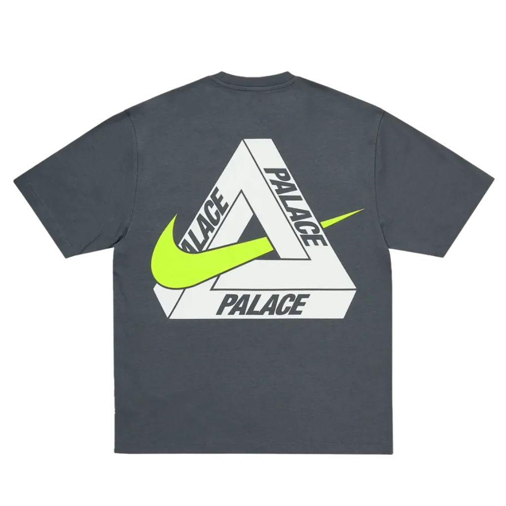 Palace x Nike Tri Swoosh T-Shirt Charcoal