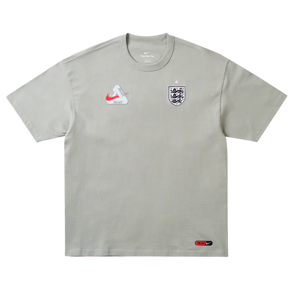 Palace x Nike England T-shirt Pewter Grey