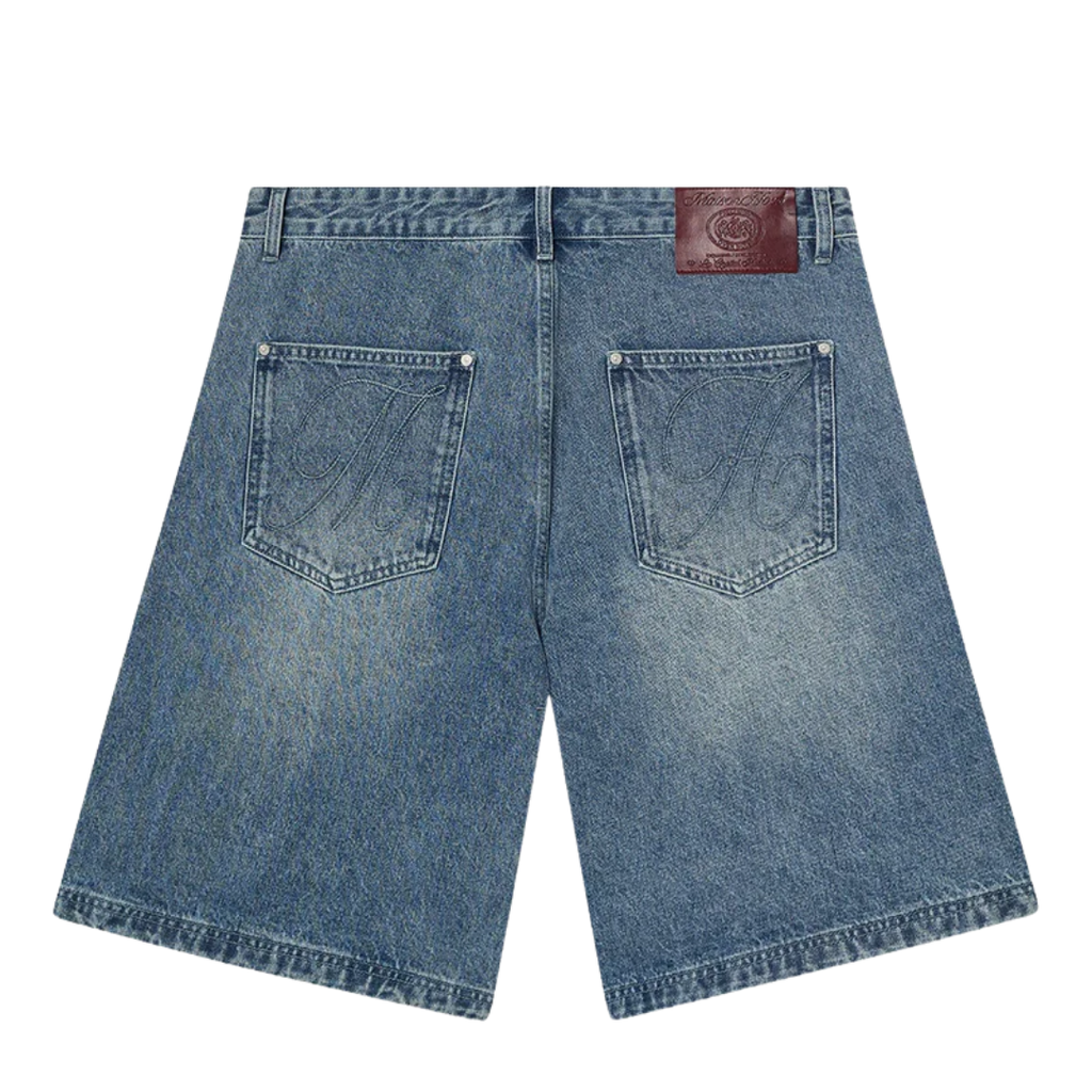 Maison Host Washed Denim Shortes