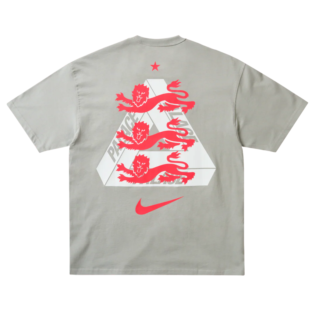 Palace x Nike England T-shirt Pewter Grey