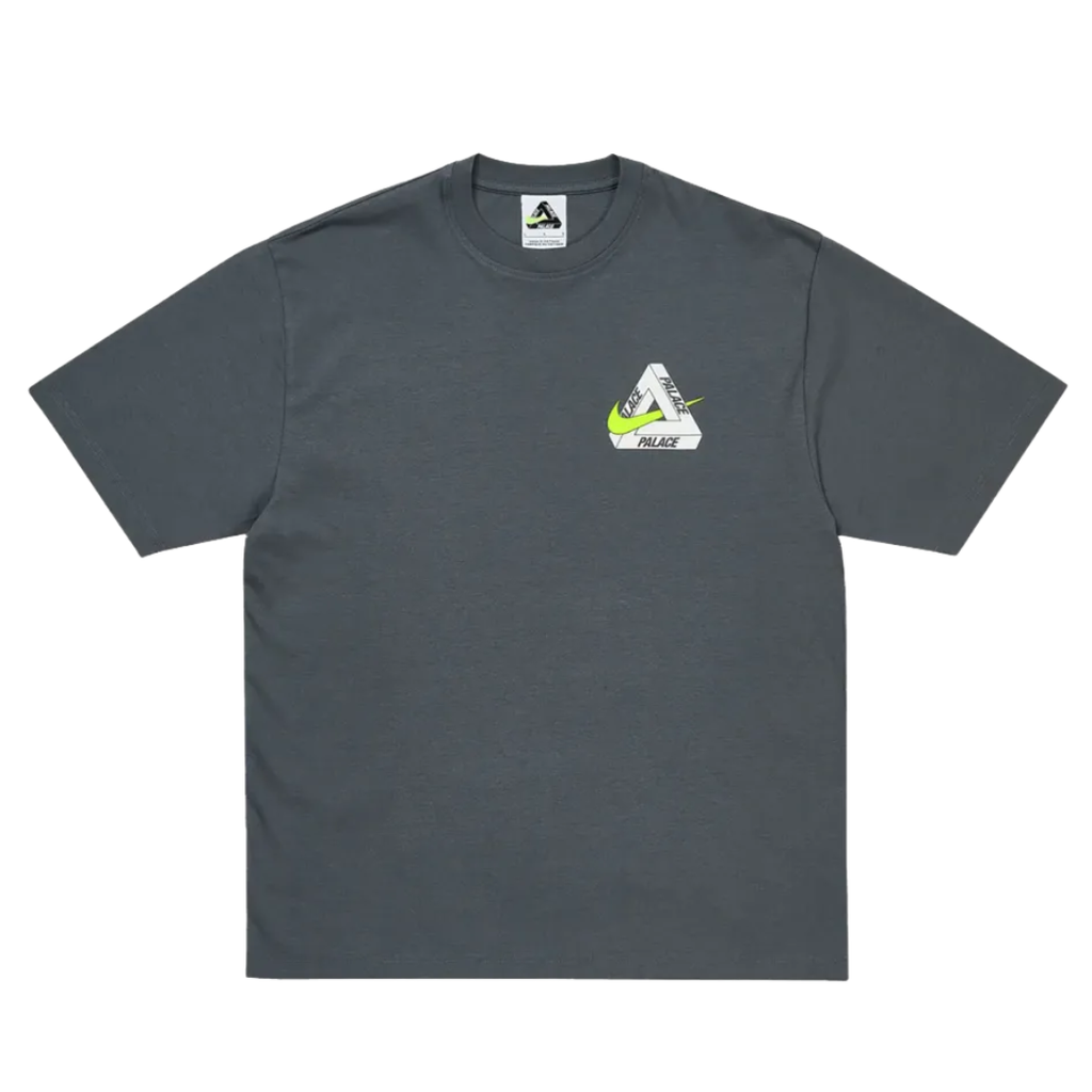 Palace x Nike Tri Swoosh T-Shirt Charcoal