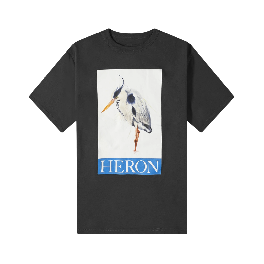 Heron Preston Heron Bird Painted Black Tee