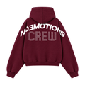 Noemotions Crew Hoodie Burgundy