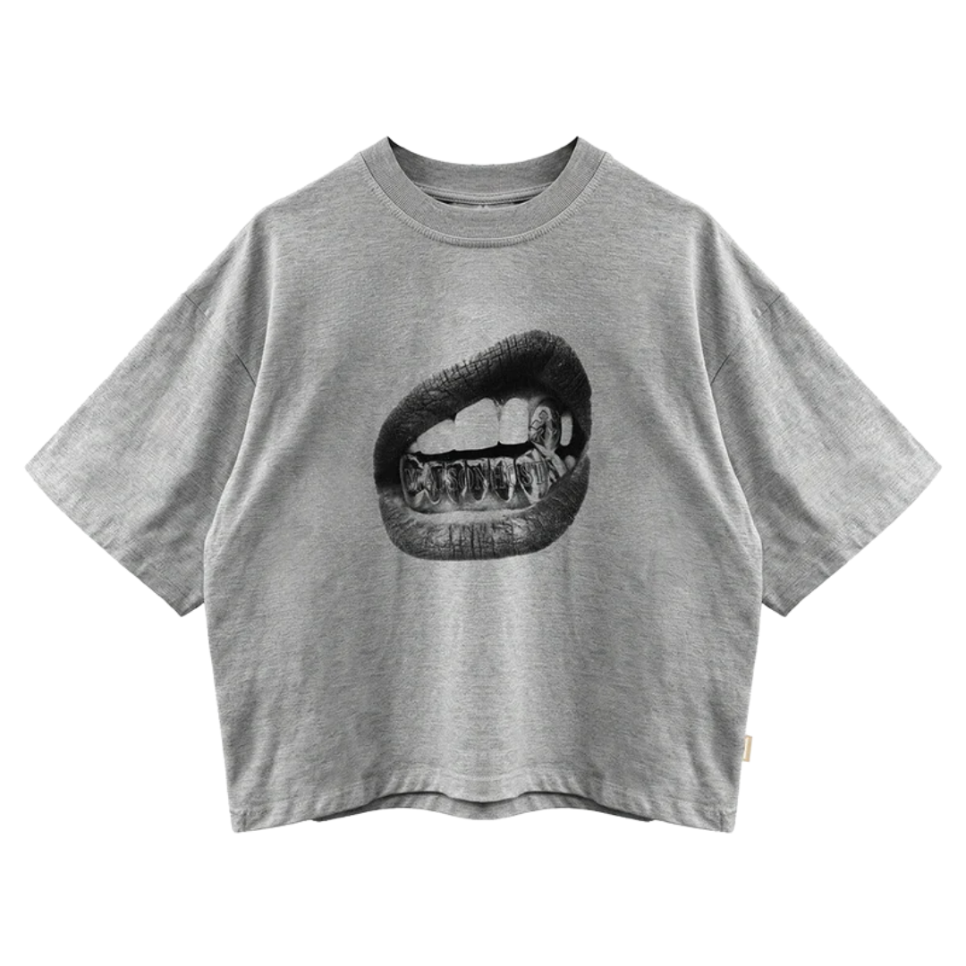 Maison Host Grilzz Grey Tee
