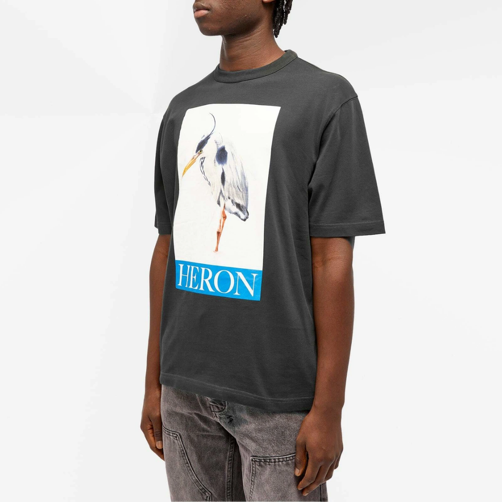 Heron Preston Heron Bird Painted Black Tee