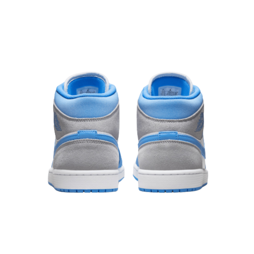 AIR JORDAN 1 MID UNIVERSITY BLUE GREY