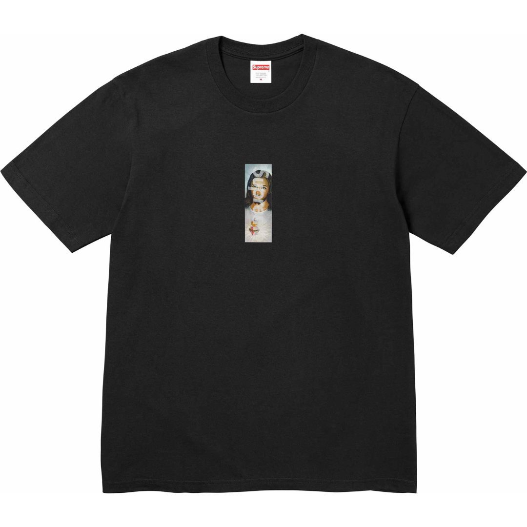 Supreme Prayer Card Box Logo Tee Negra