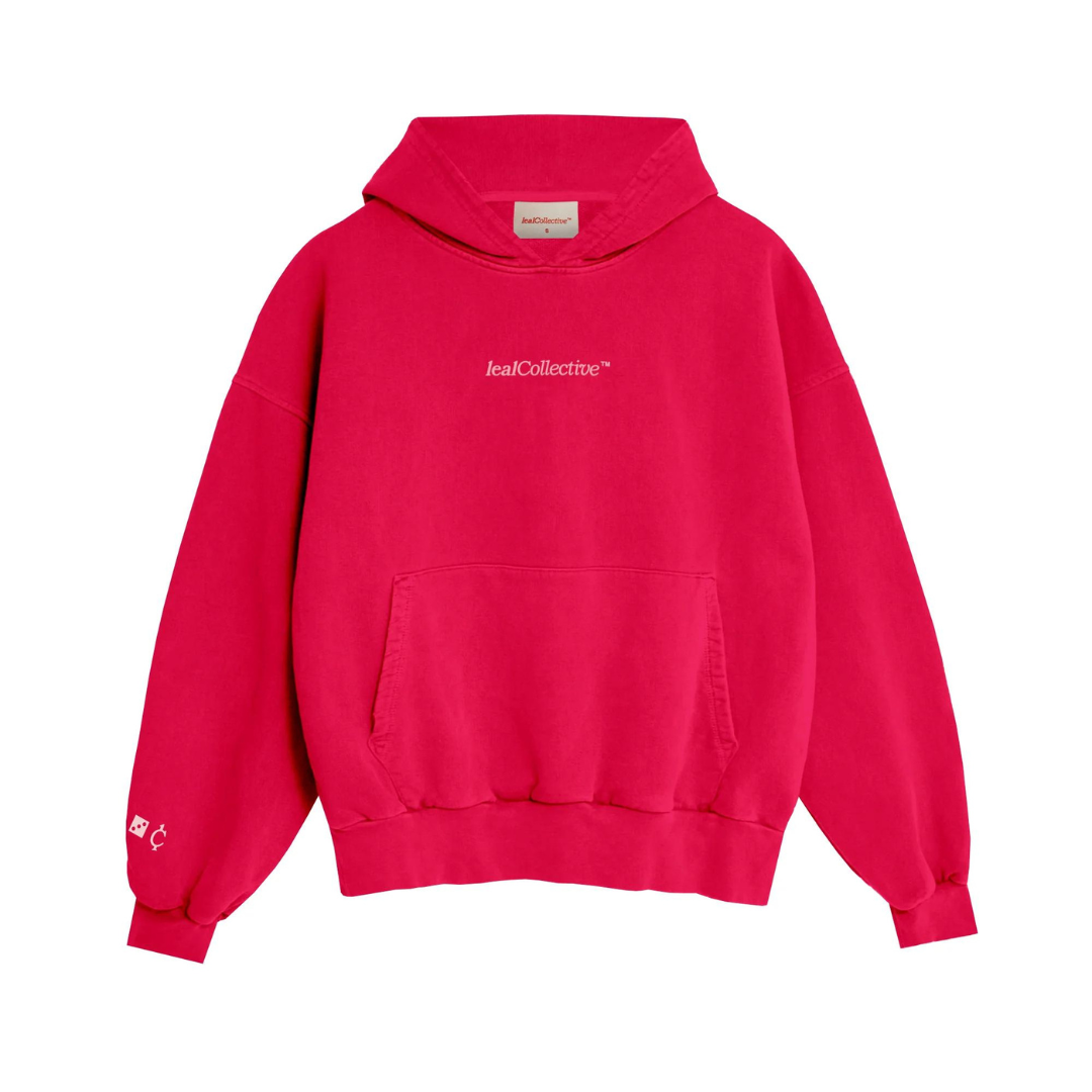 Leal Collective Pleasure Hoodie Rosso