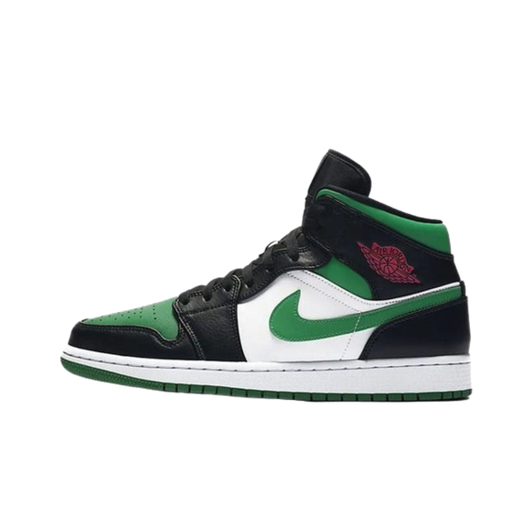 Air Jordan 1 Mid Green Toe