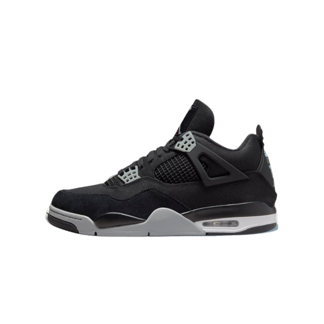 Air Jordan 4 Retro Black Canva