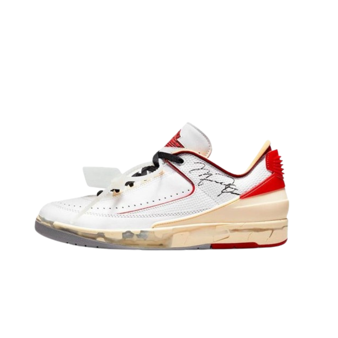 Jordan 2 Retro Low Off White Varsity Red