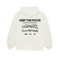 EXCESU Keep The Focus Beige Hoodie